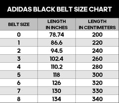 Adidas 2" Black Belt