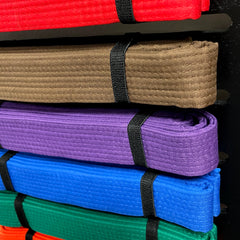 AAMA Budo Wall Mountable Wooden Belt Display