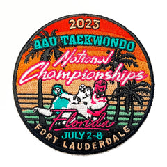 2023 AAU Taekwondo National Championship Patch w/ Adhesive back