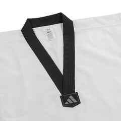 adidas adiTKD Basic Taekwondo Black Belt Uniform - Black V-Neck