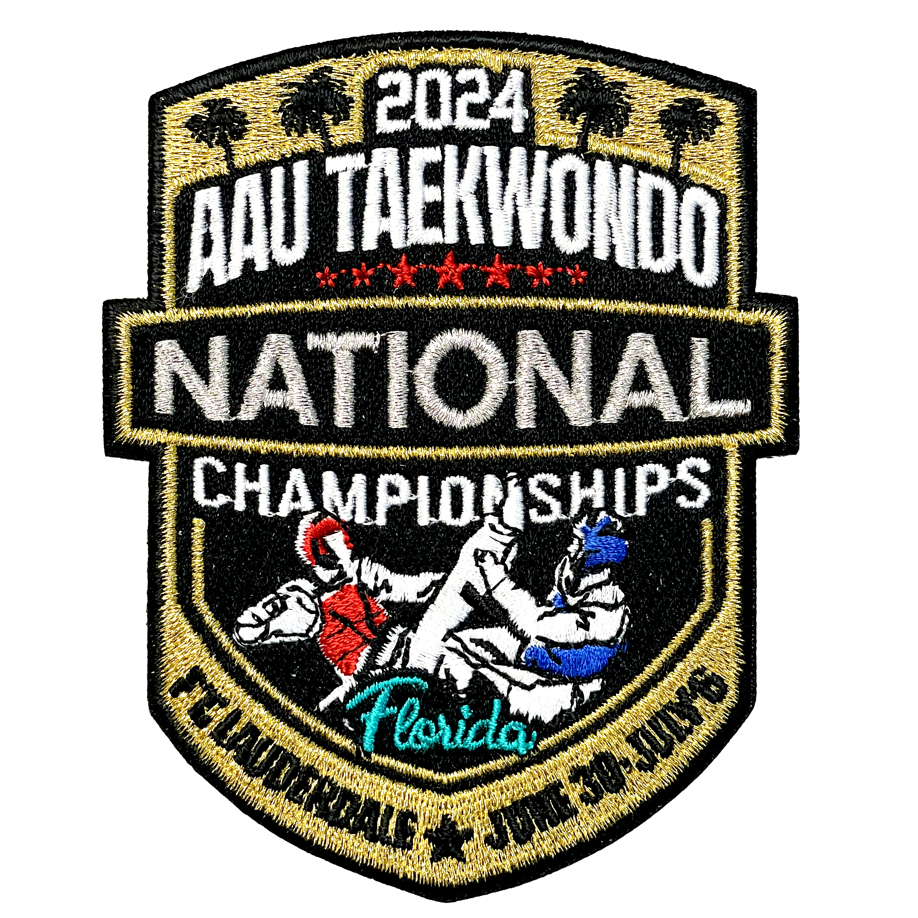 2024 AAU Taekwondo National Championship Patch w/ Adhesive back