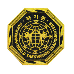 Kkukiwon Octagon Logo Embroidered Iron On Patch