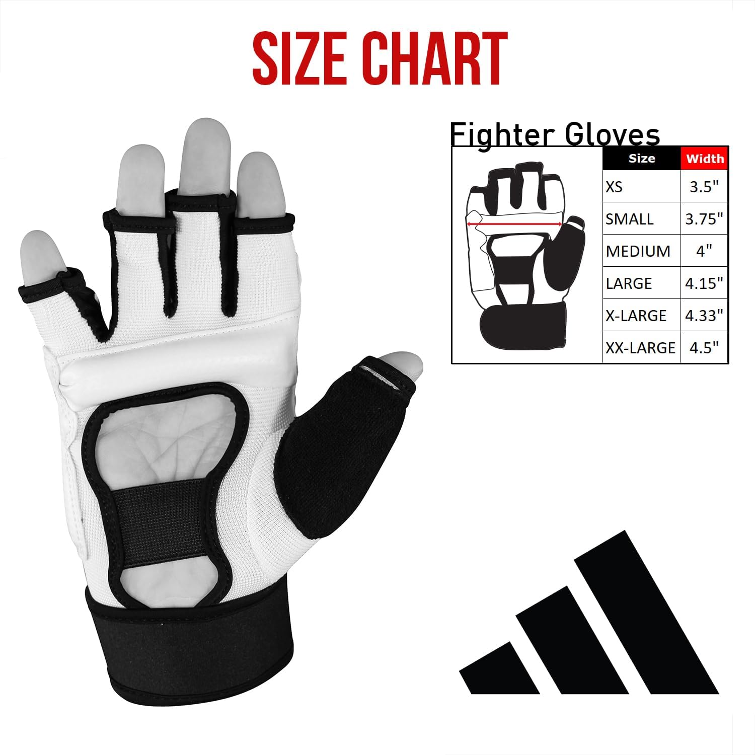 adidas World Taekwondo Approved Olympic Style Fighter Gloves
