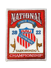 2022 AAU Taekwondo National Championship Patch w/ Adhesive back