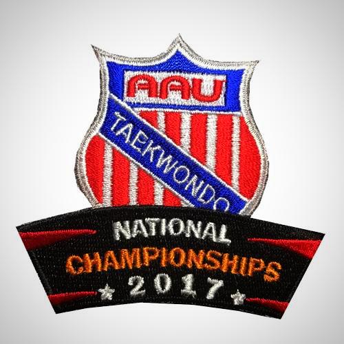 AAU Taekwondo 2017 National Championship Patch