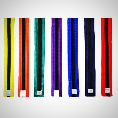 Color Belt with Black Stripe