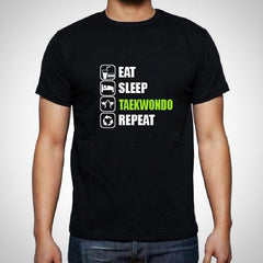 EAT/ SLEEP/ TAEKWONDO / REPEAT  T- SHIRT