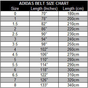 Adidas Masters Deluxe 2" Black Belt